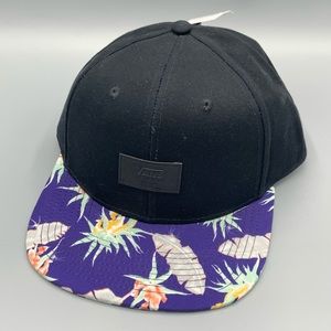 NEW Mens Vans Allover It Black Floral Hat Cap 🧢